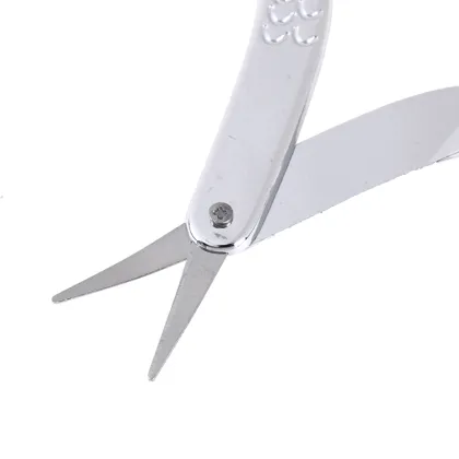 1Pc Eyebrow Scissor Nose Hair Scissors Nail File Sharp Makeup Eyelash Scissors New