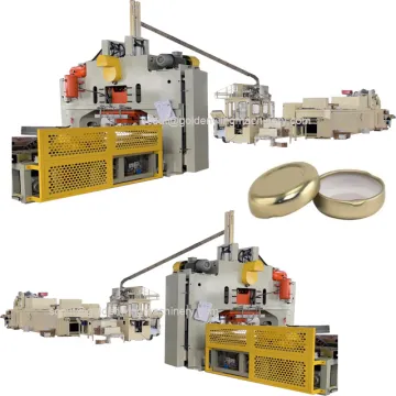 Metal Glass Jar Bottle Caps Making Machine