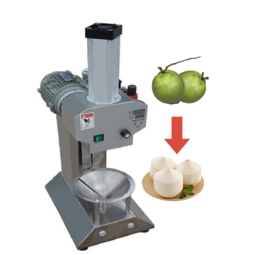 Macchina automatica di taglio del cocco e peeling per cocco verdi e marroni
