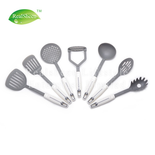 Conjunto de ferramentas de cozinha de nylon antiaderente de 7 peças