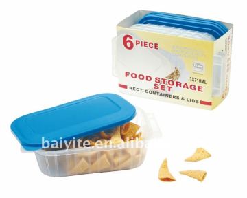 food storage lunch box plastic container