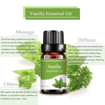 Private label vanilla Essential Oil 10ml fragrance massage