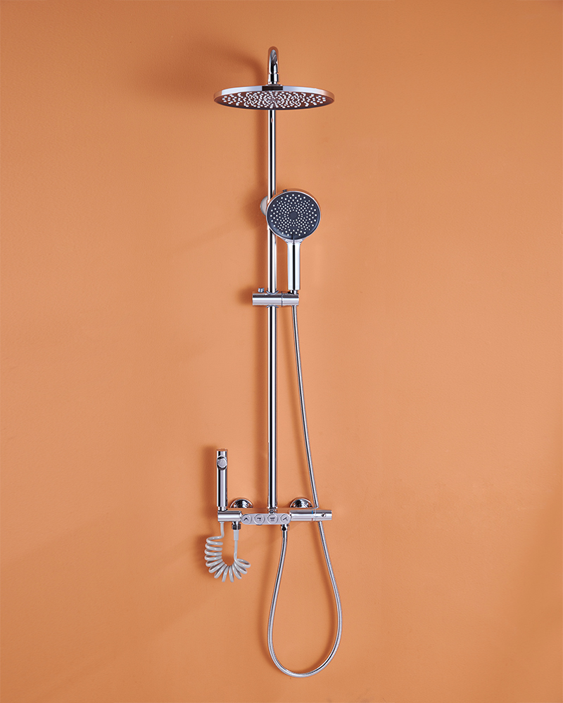 Modern Wall Mounted Shower Mixer Shower Set