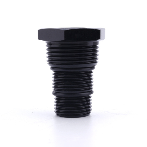 Oil filter thread adapter joint with washer