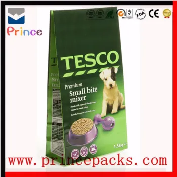 customized design dog pet food packaging bag