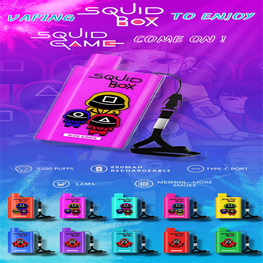 Randm Squid Box 5200puffs Одноразовый вейп