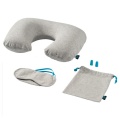 Tappi per le orecchie Cuscino Eyemask Kit da viaggio Comfort personalizzato