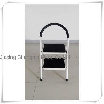 Iron Pipe Folding Movable Two Step Ladder