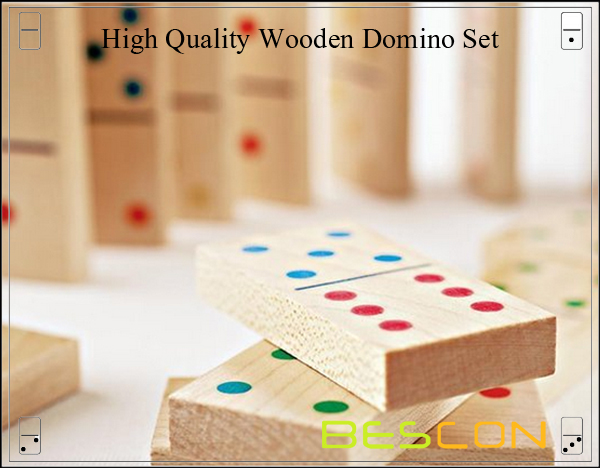 High Quality Wooden Domino Set-3