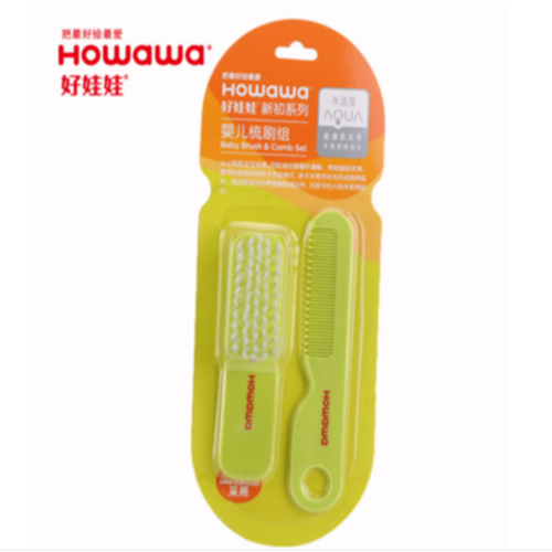 Brosse et peigne pour accessoires de lavage de cheveux en plastique pour bébé