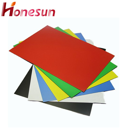 A3 A4 Paper Rubber Magnet With Colorful PVC