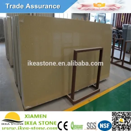 Crystal Sparkle Yellow Silestone Slab