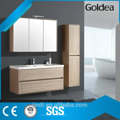 2015 new desgin modern waterproof bathroom furniture Goldea