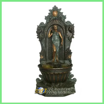 Garden Bronze Wall Fountain GBF-054V