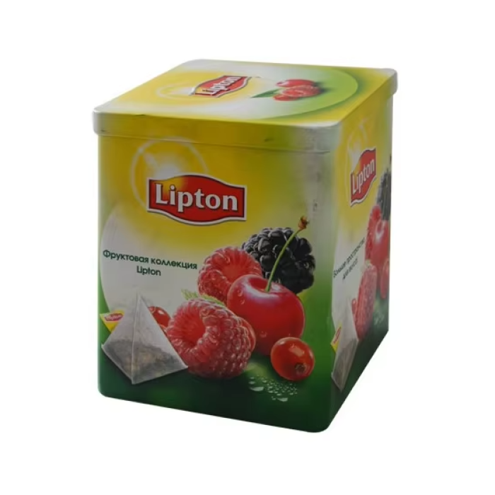 DADI Classic Elegant Square Metal Tea Tin Box