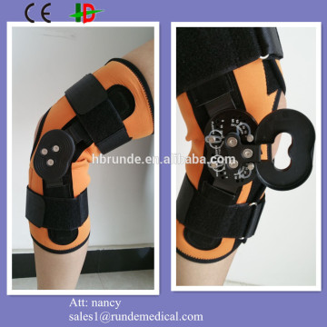 hinged sports knee brace