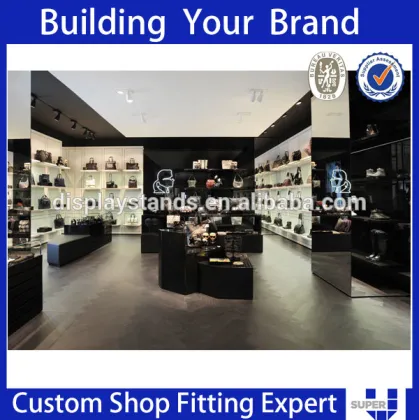 retail display store concept with brand track