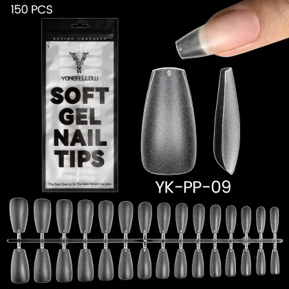 Wholesale Gel Nail Tips 150PCS Full Cover Artificial Fingernails Yokefellow