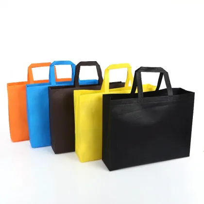 Wenzhou Hengji Cheap Reusable Grocery Bags 70gsm Non Woven Shopping Bags