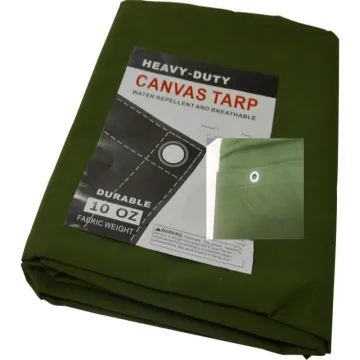 Cotton Canvas Tarp Sheet Tent Tarpaulin for Outdoor