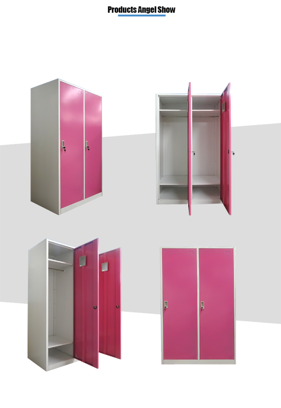 steel clothing cupboard locker