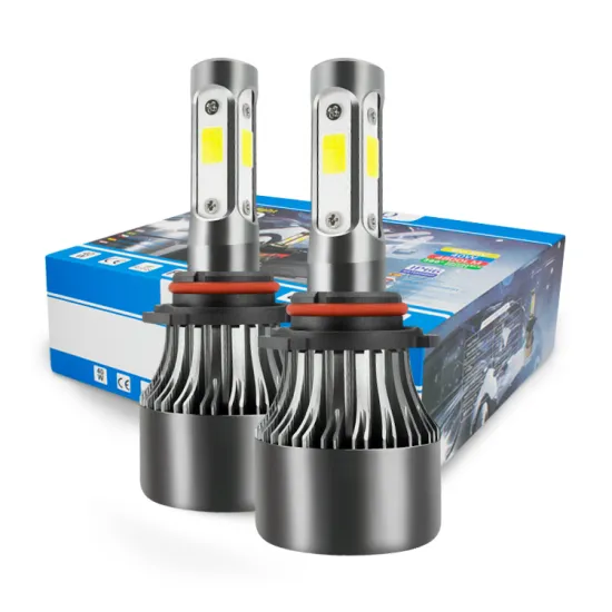 4Sides Lighting 80W Car LED Headlight Bulbs for H7, H11, 9005, 9006: Super Bright 6000K Front Fog Lights