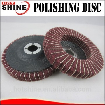 Hotshine Brand Non woven Polishing Disc with the Abrasive Cloth For The Stainless Steel Surface Treatment