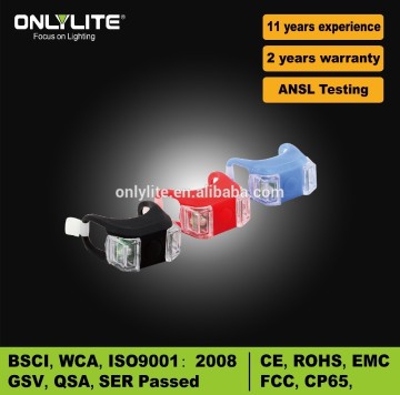 2015 hot sale china factory colorful led silicone bicycle light