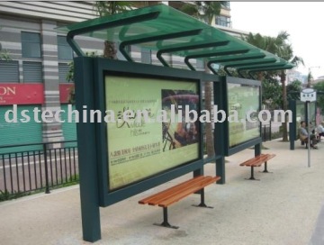 modern bus stop shelter