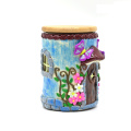 Rose House Polymer Clay Tobacco Storage Jar