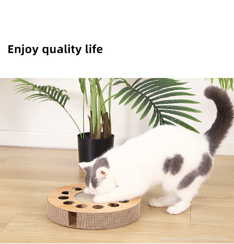 Round Shape Multipurpose Corrugated Cat Cardboard Cat Scratching Board