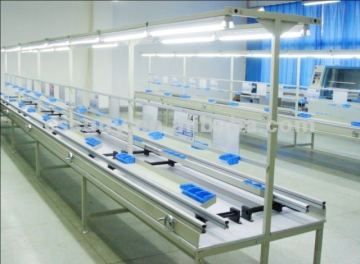 Bilateral manual plugin assembly line