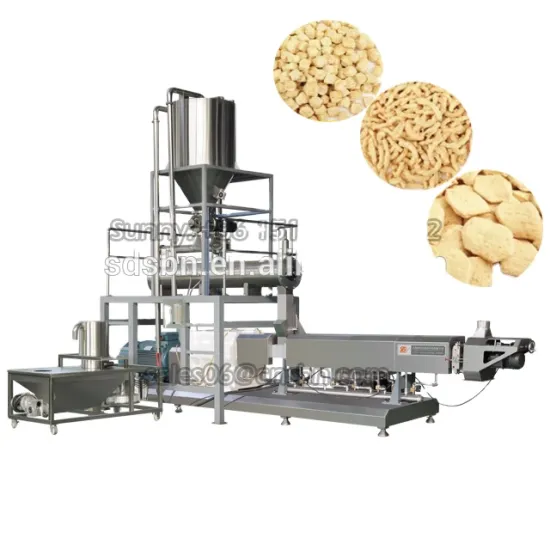 Hydrolyzed Vegetable Protein (HVP) Production Line: Textured Soya Protein Extruder Processing Machine