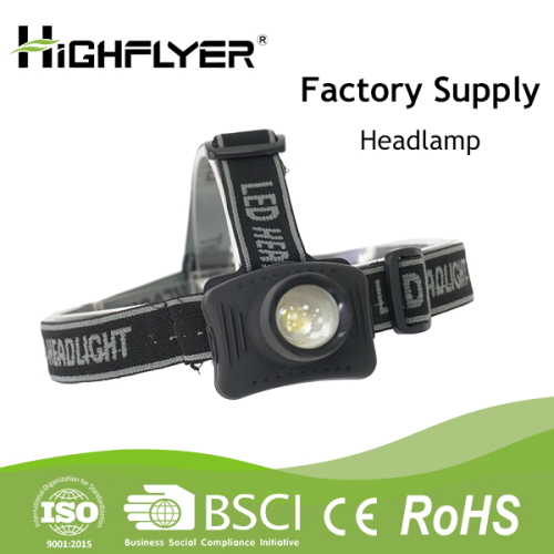 Highflyer 3*AAA batteries zoomable headlight flash function headtorch