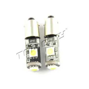 T4W 5050 3SMD BA9S Projector LED Car Bulb Lamp Interior White Side Tail Light