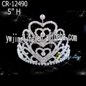 Heart Shape Holiday Pageant Crowns For Sale