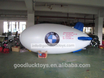 indoor pvc blimp shape pvc balloon /inflatable blimp for sale