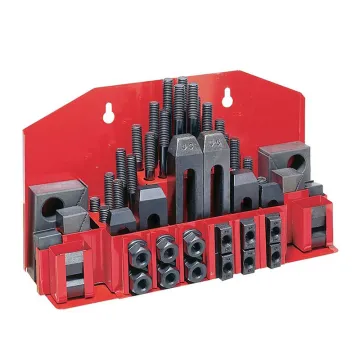 High Precision 58-Piece Clamping Kit with Metal Holder: Your Ultimate Tooling Solution