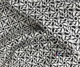 100% Rayon Plain Yarn Dyed Print Woven Fabric