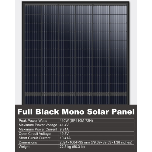 Solar Hybrid Energy System with 8000W Storage Capacity