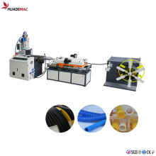 PE/PVC single wall corrugated pipe extrusion line