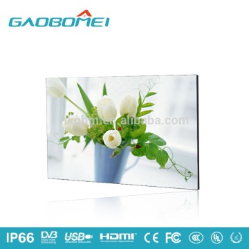 Gaobomei 32inch/42inh/47inch/55inch/65inch Customized mirror tv for hotel, bathroom mirror tv