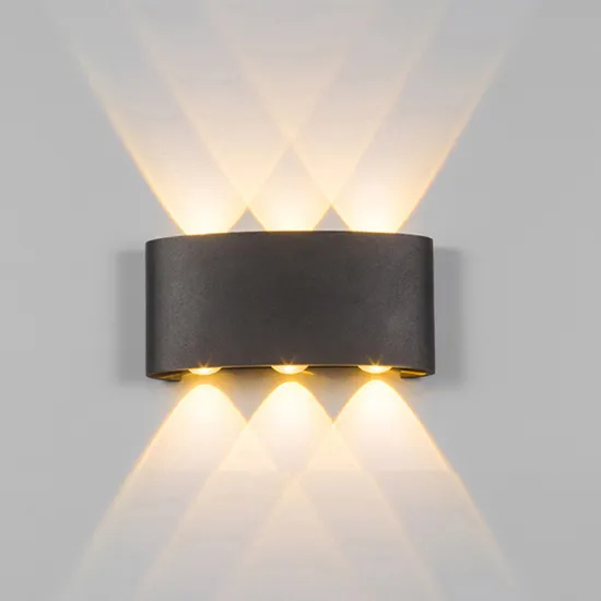 High-Quality, Waterproof IP65 Up-Down Wall Light: Perfect for Garden, Outdoor, and Indoor Aluminum Decoration - Wall Mounted for Porch Lighting