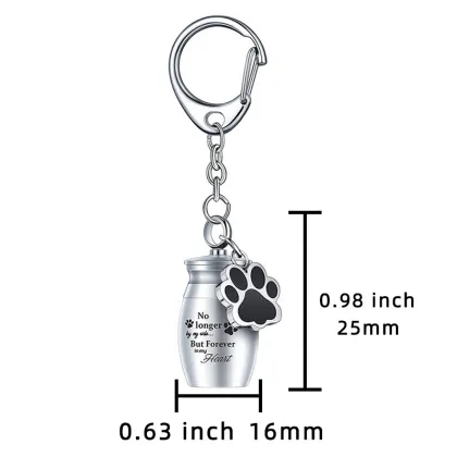 Hot Selling Pet Urns Keychain for Dog Cat Ashes