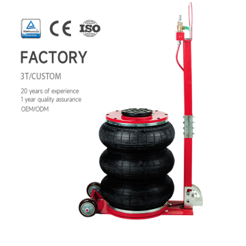 Buy Low Price 3 Ton Truck Triple Air Bag Jack Pneumatic Hydraulic Jack
