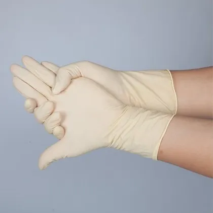 Latex Rubber Hand Gloves Latex Powdered Gloves