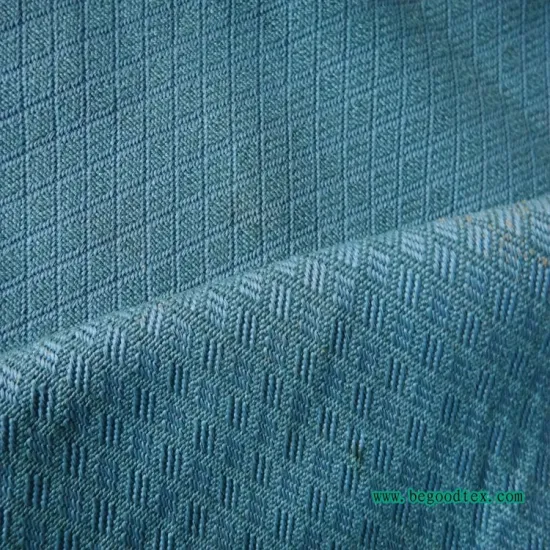 Permanent flame retardant polyester jacquard curtain fabric