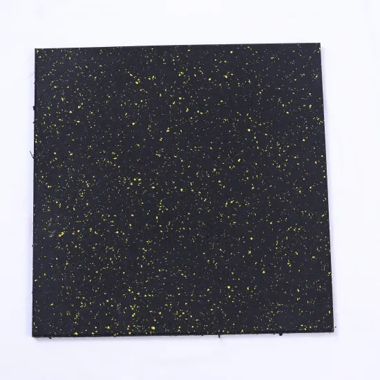 Easy to clean Environmental protection non-slip wear-resisting EPDM Color particles gym rubber floor