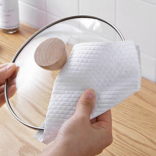 Spunlace de tissu non-tissé jetable roule des lingettes pour la cuisine