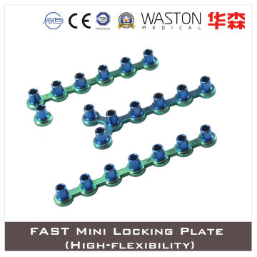 Titanium Fast Mini Locking Plate (HIgh-flexibility)